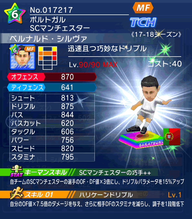 No.17217 ベルナルド・シルヴァ【17-18】