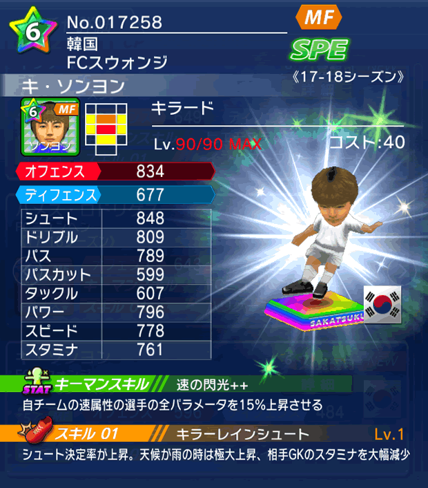 No.17258 キ・ソンヨン【17-18】