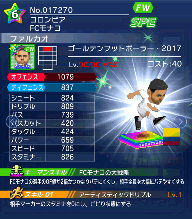 No.17270　ファルカオ【GFB17】