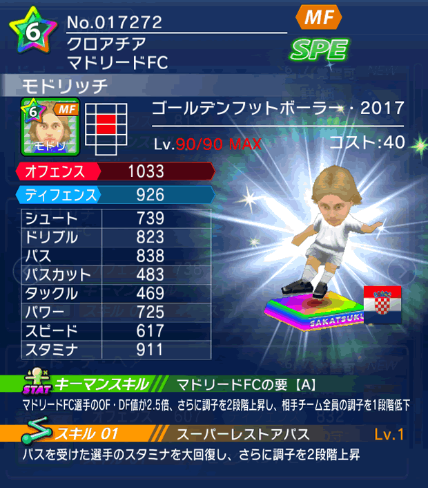 No.17272　モドリッチ【GFB17】