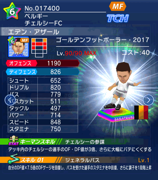 No.17400 エデン・アザール【GFB17】