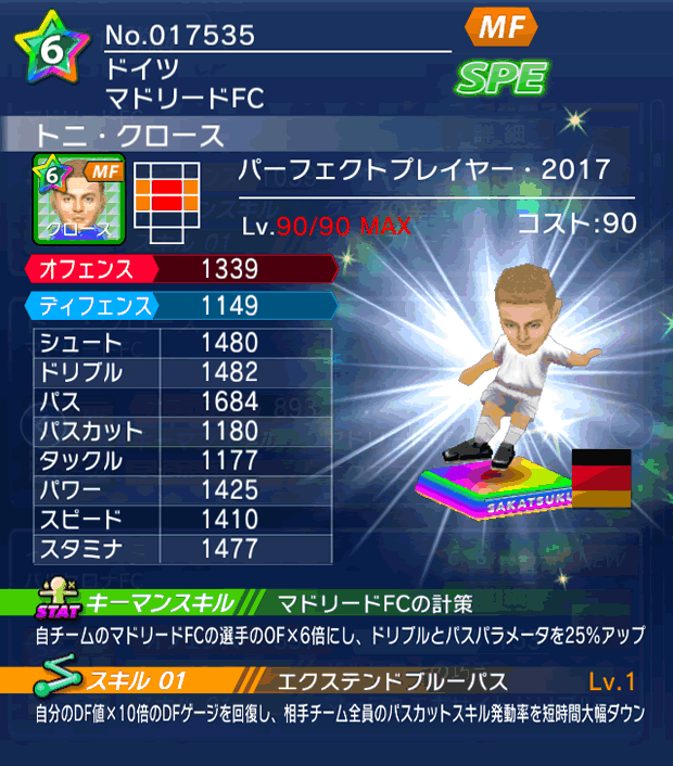 No.17535　トニ・クロース【PP17】