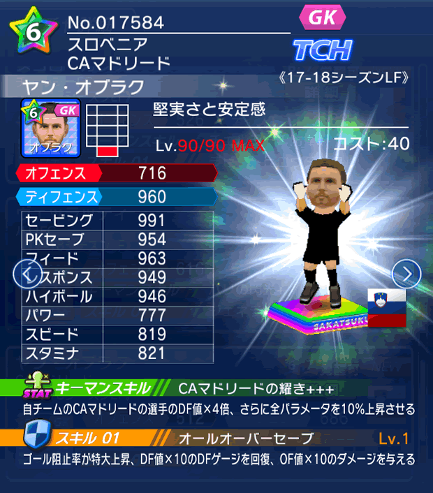 No.17584　ヤン・オブラク【17-18LF】