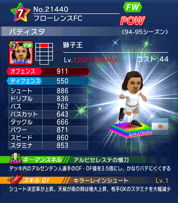 No.21440　バティスタ【94-95LL】