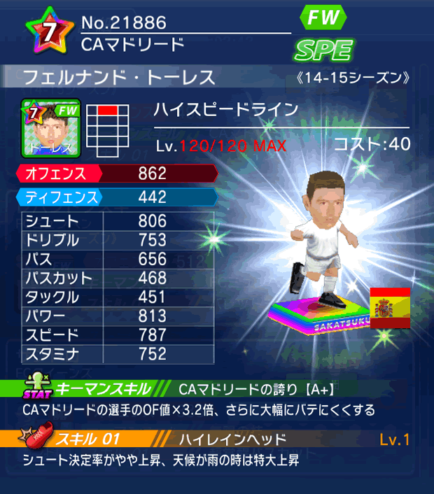 No.21886　フェルナンド・トーレス【14-15】