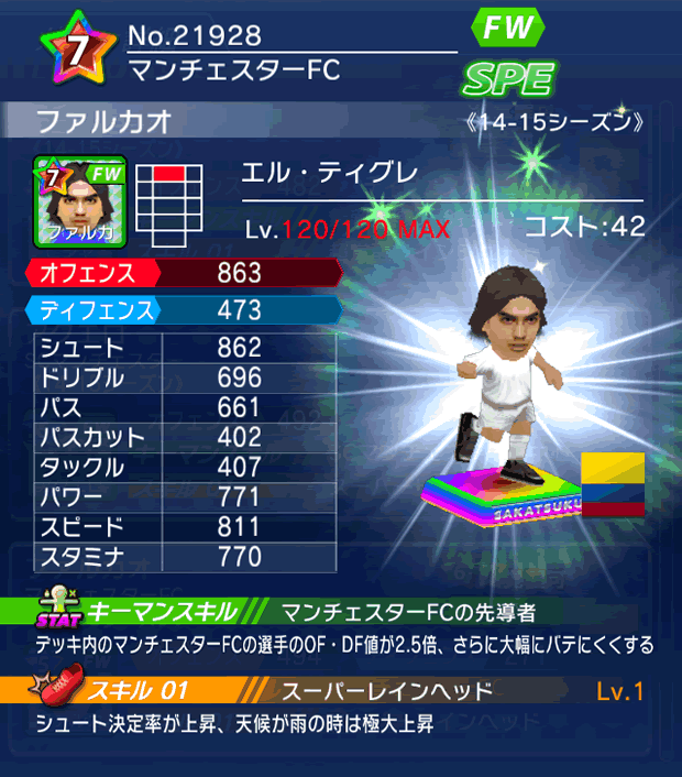 No.21928 ファルカオ【14-15】