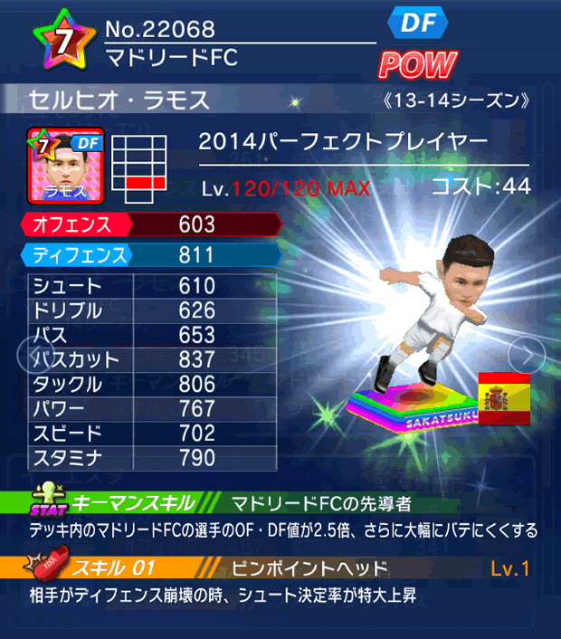 No.22068　セルヒオ・ラモス【PP14】