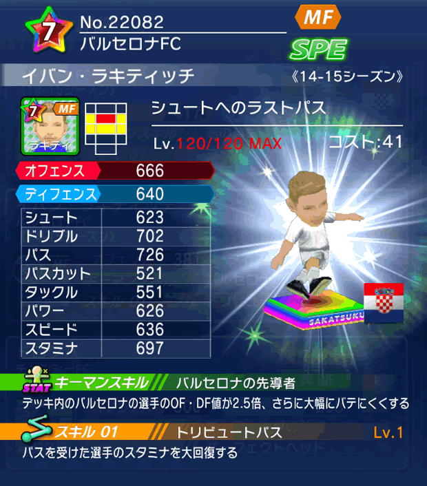 No.22082 イバン・ラキティッチ【14-15】