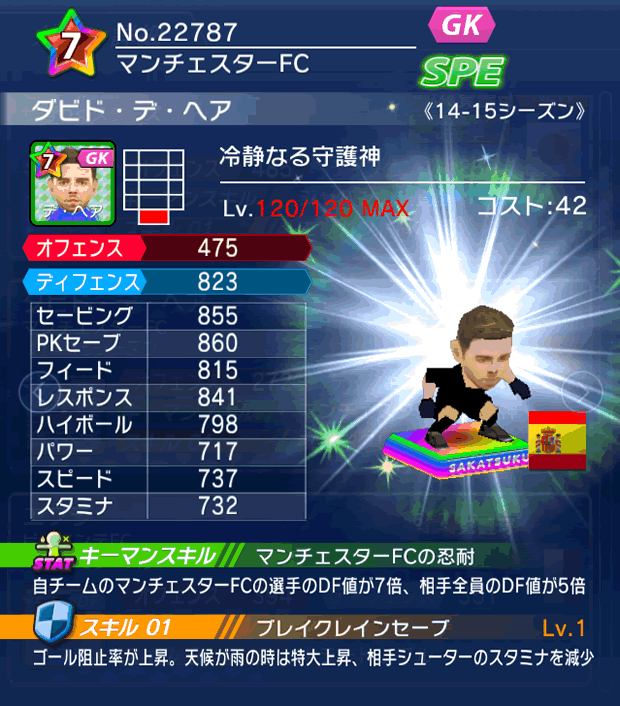 No.22787　ダビド・デ・ヘア【14-15】