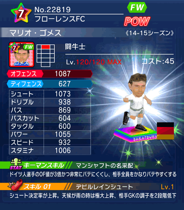 No.22819　マリオ・ゴメス【14-15】