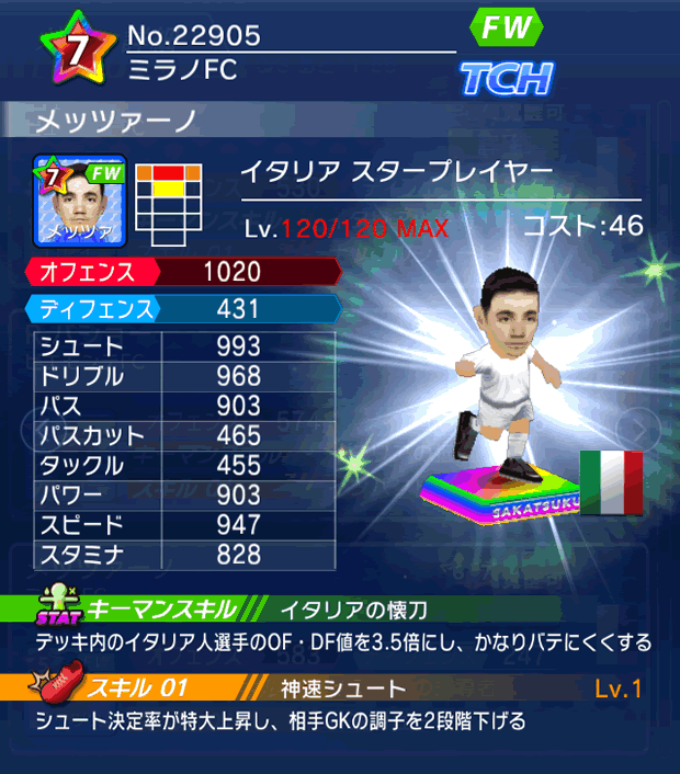 No.22905　メッツァーノ【IT・ST】