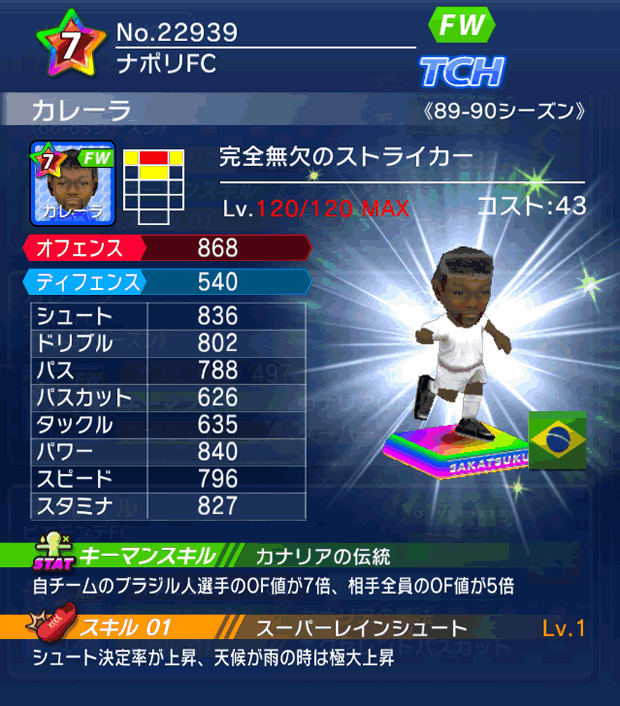 No.22939 カレーラ【89-90LL】