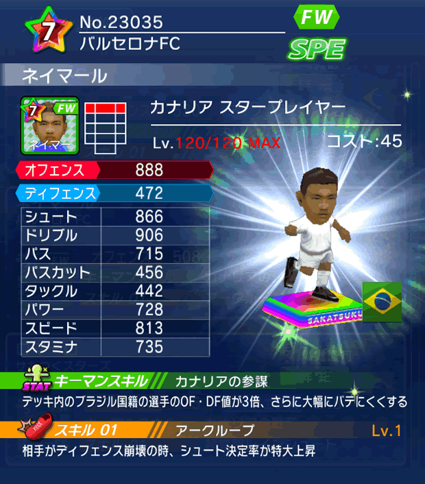 No.23035 ネイマール【BR・ST】