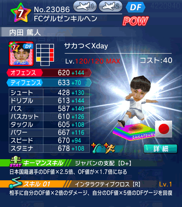 No.23086 内田篤人【Xday】