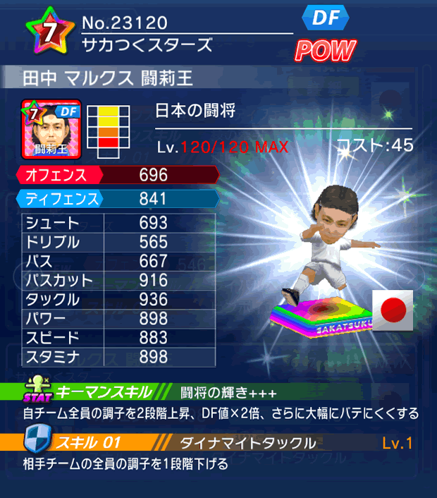 No.23120 田中マルクス闘莉王