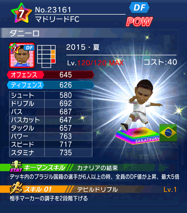 No.23161　ダニーロ【15・夏】