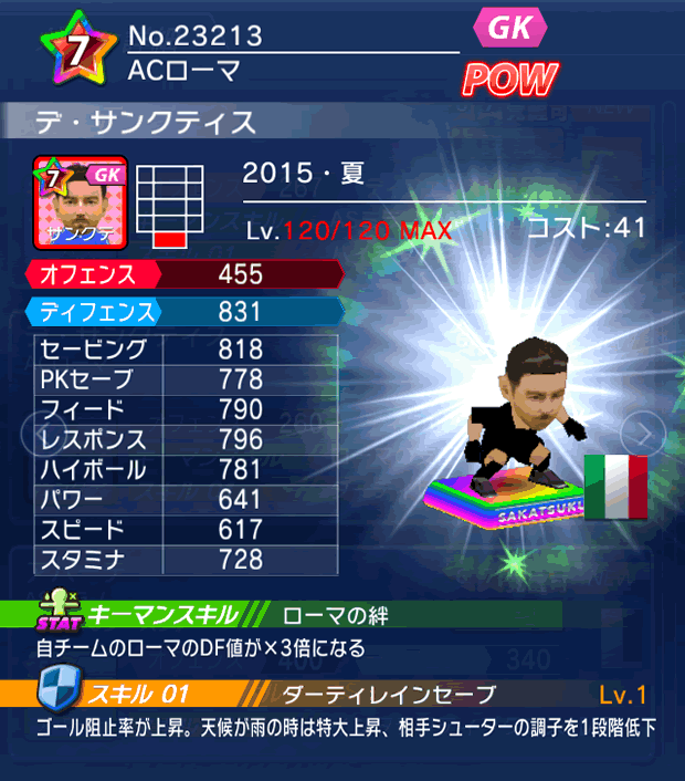 No.23213 デ・サンクティス【15・夏】