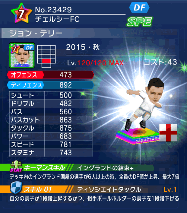 No.23429　ジョン・テリー【15・秋】