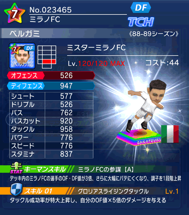 No.23465 ベルガミ【88-89LL】