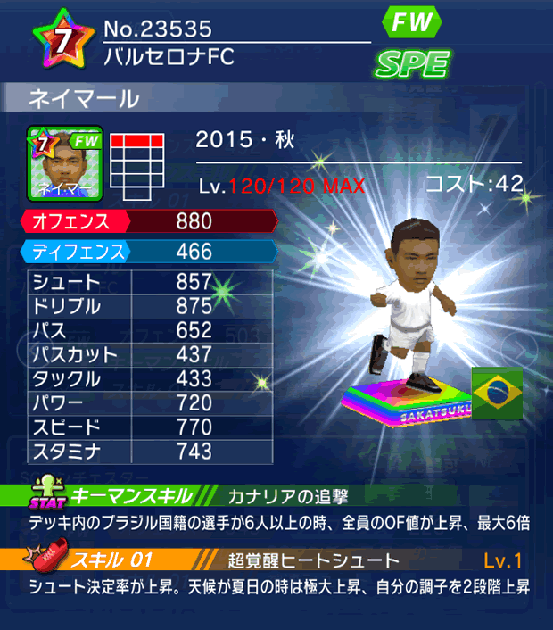 No.23535 ネイマール【15・秋】