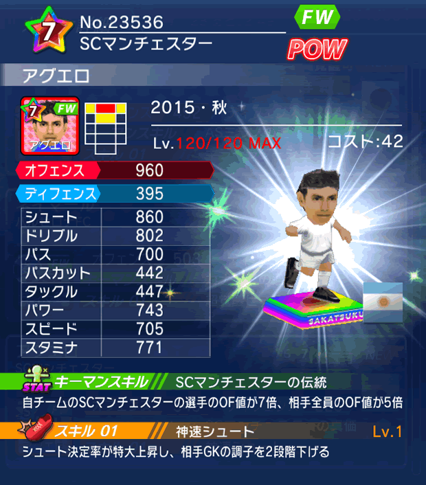 No.23536 アグエロ【15・秋】