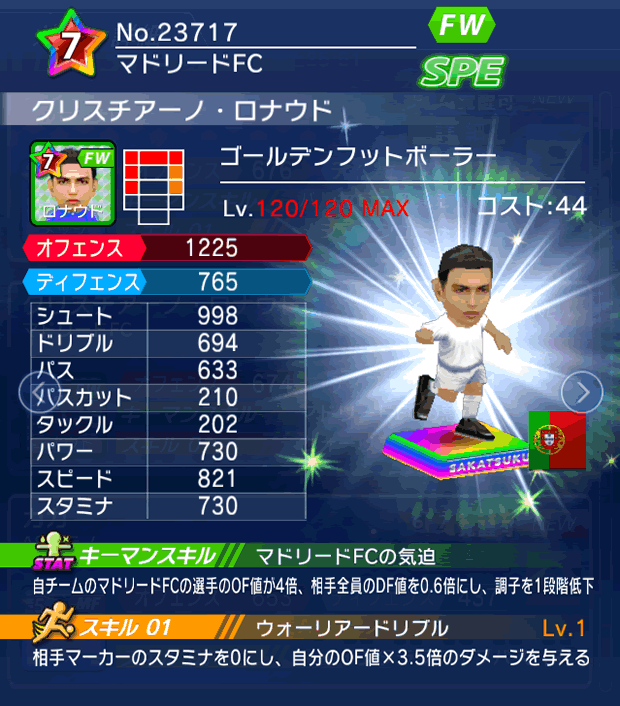 No.23717　クリスチアーノ・ロナウド【GFB】