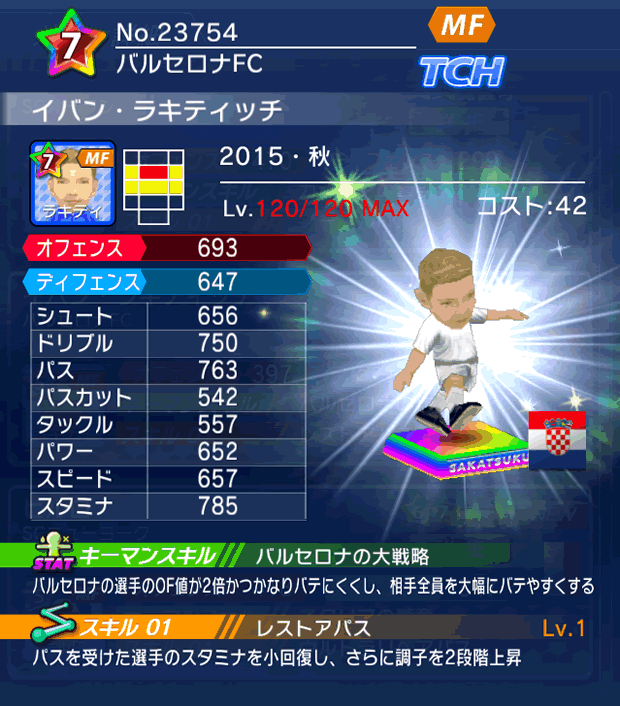 No.23754 イバン・ラキティッチ【15・秋】