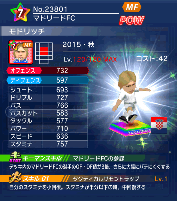 No.23801 モドリッチ【15・秋】