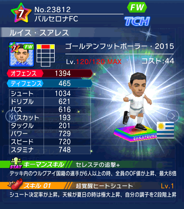 No.23812 ルイス・スアレス【GFB15】