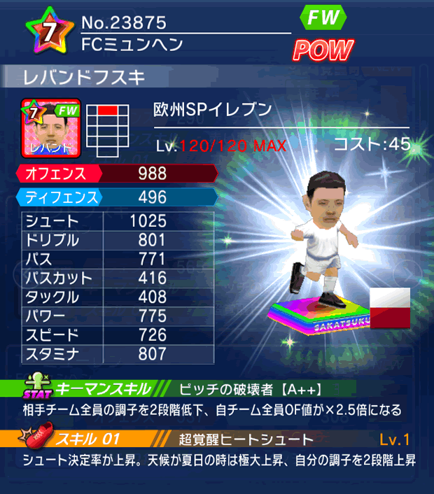 No.23875　レバンドフスキ【欧州SP】