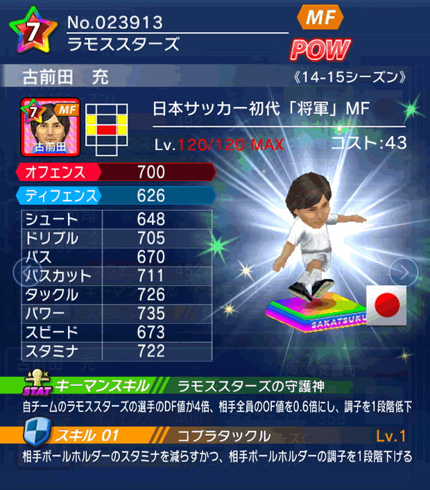 No.23913 古前田充【14-15】