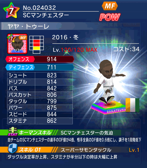 No.24032　ヤヤ・トゥーレ【16・冬】