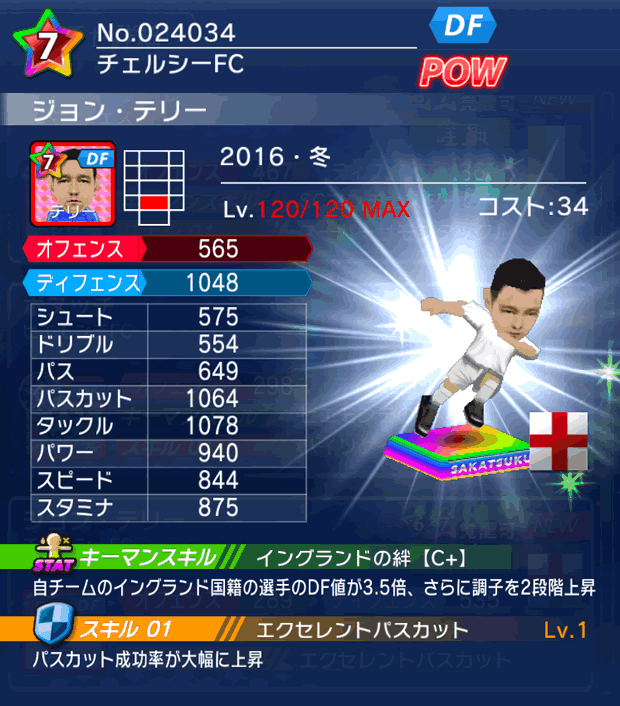 No.24034 ジョン・テリー【16・冬】