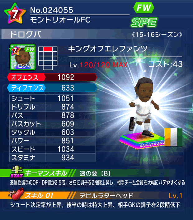 No.24055 ドログバ【15-16】