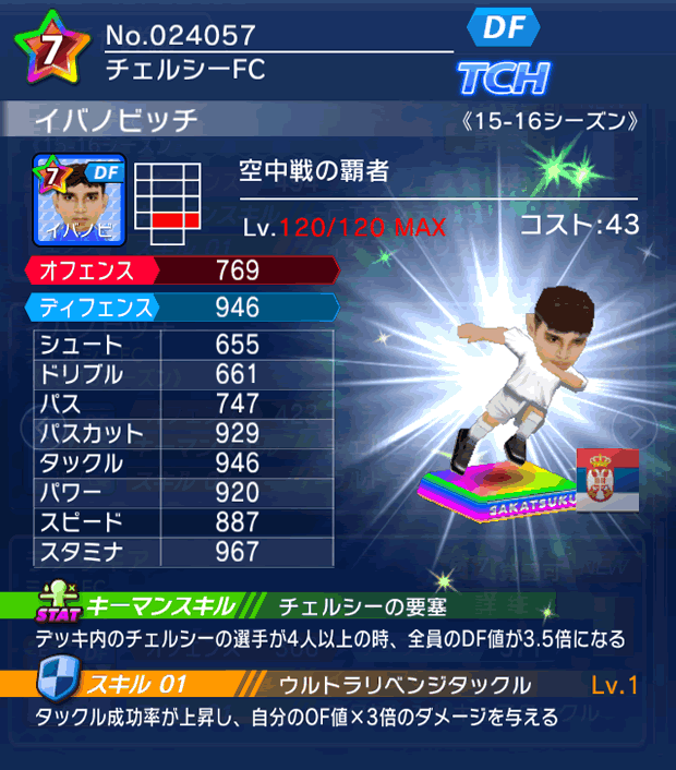 No.24057 イバノビッチ【15-16】