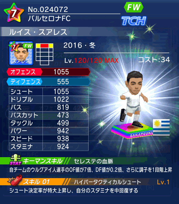 No.24072　ルイス・スアレス【16・冬】