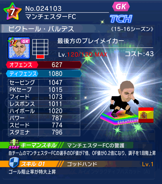 No.24103　ビクトール・バルデス【15-16】