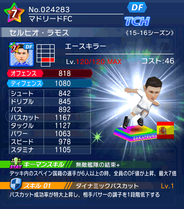 No.24283　セルヒオ・ラモス【15-16】