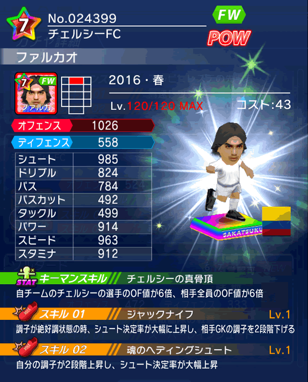 No.24399　ファルカオ【16・春】