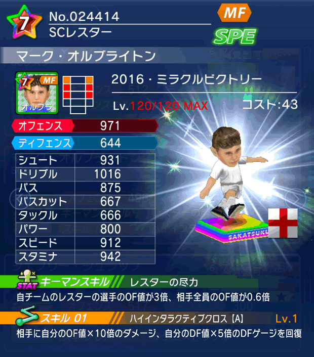 No.24414　マーク・オルブライトン【16・V】