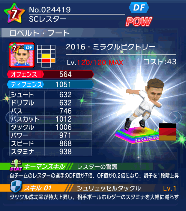 No.24419　ロベルト・フート【16・V】