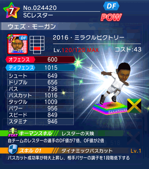 No.24420 ウェズ・モーガン【16・V】