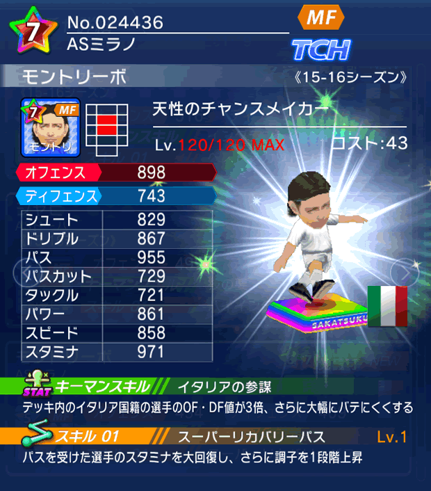 No.24436 モントリーボ【15-16】