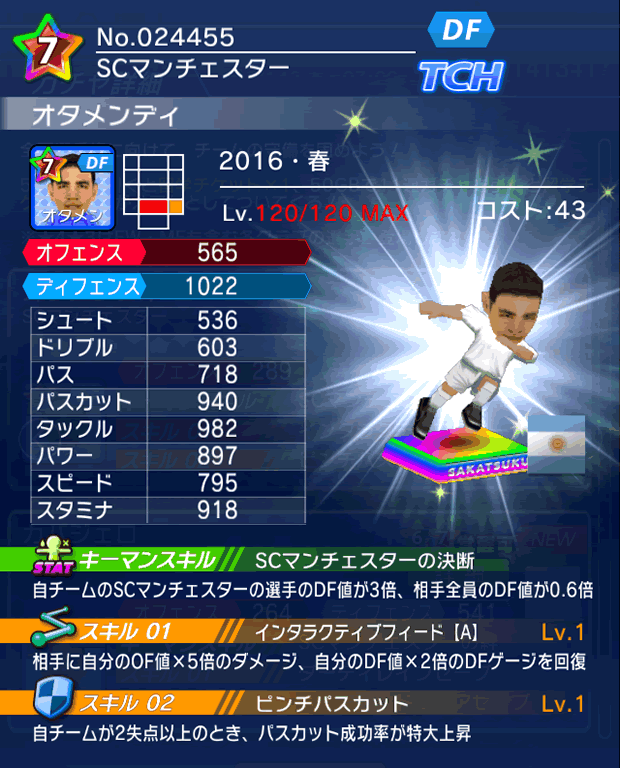 No.24455 オタメンディ【16・春】