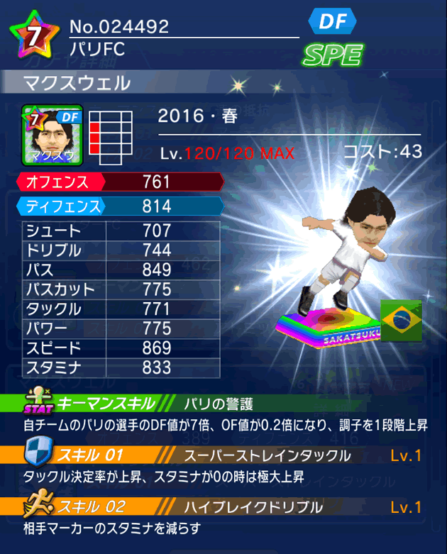 No.24492 マクスウェル【16・春】