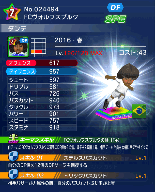 No.24494 ダンテ【16・春】