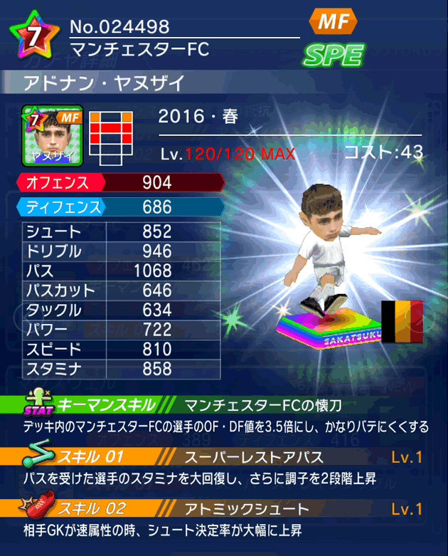 No.24498 アドナン・ヤヌザイ【16・春】