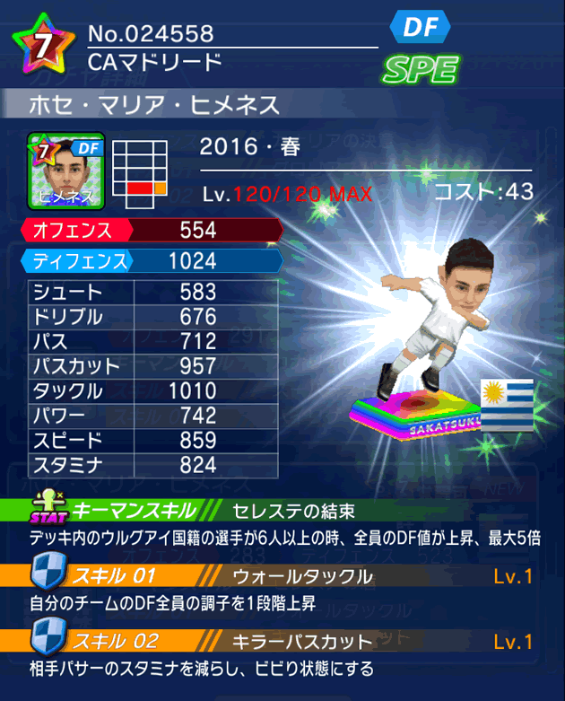 No.24558　ホセ・マリア・ヒメネス【16・春】