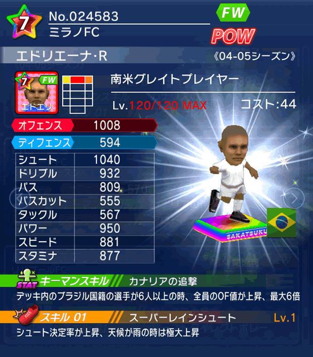 No.24583　エドリエーナ・R【南米GR】