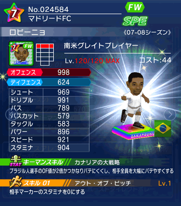 No.24584　ロビーニョ【南米GR】